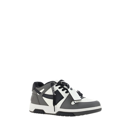 Sneakers Off-White multicolori din piele