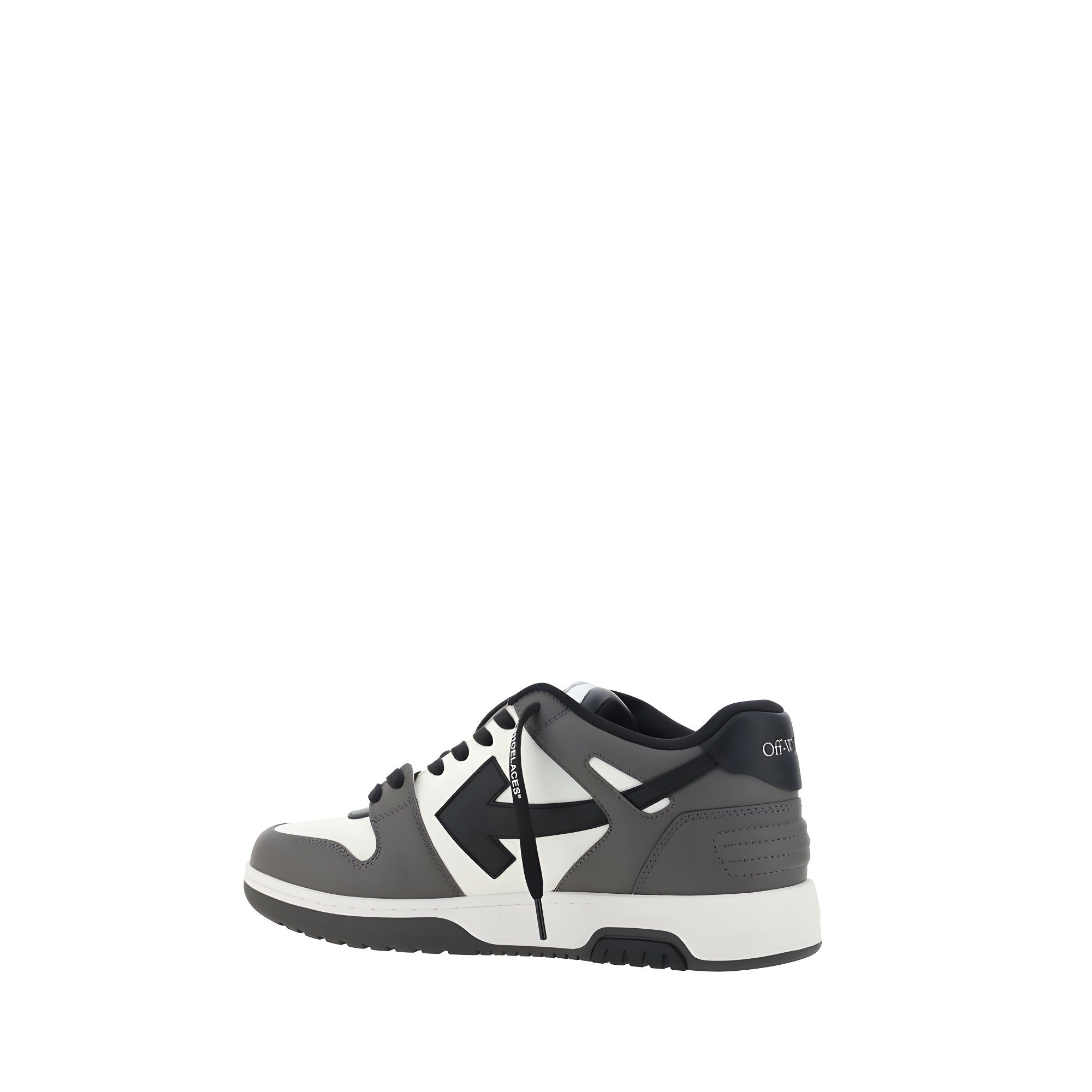 Off-White Multicolor Leather Athletic Sneakers