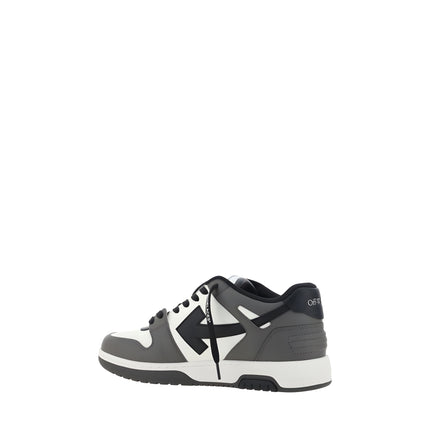 Off-White Multicolor Leather Athletic Sneakers