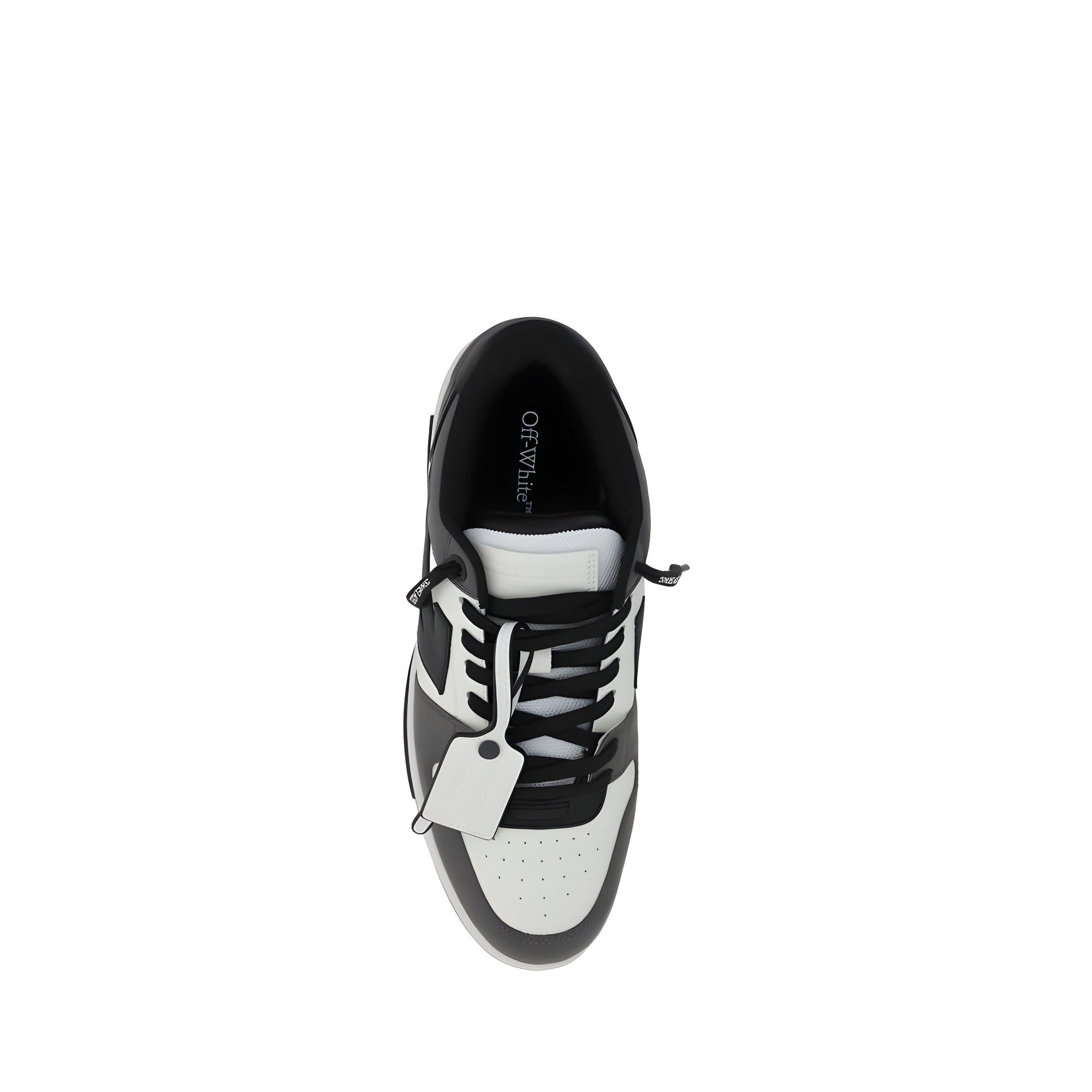 Off-White Multicolor Leather Athletic Sneakers