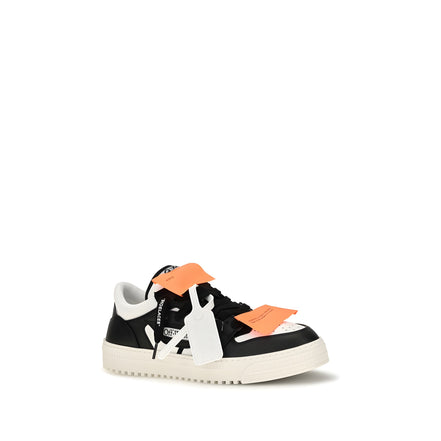 Off-White Multicolor Calf Leather Low Top Sneakers