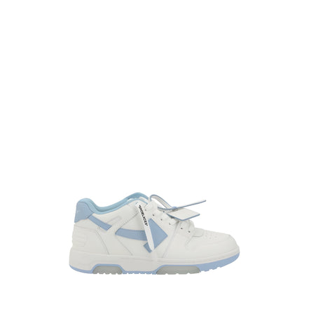 Sneakers Off-White albi din piele
