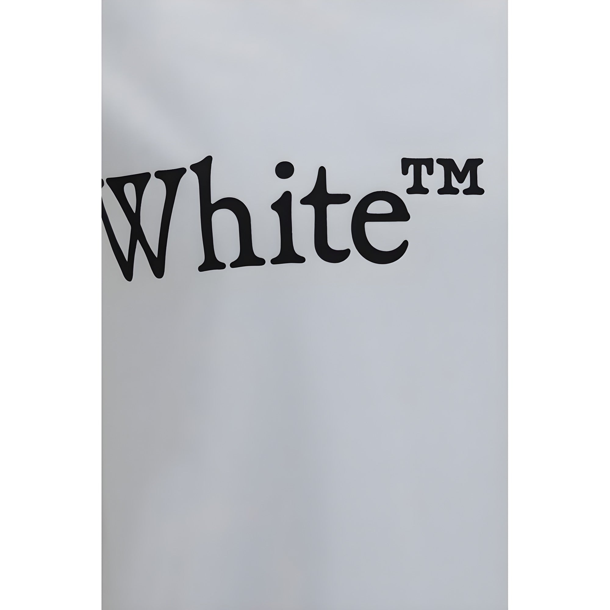 Tricou Off-White alb din bumbac Bookish