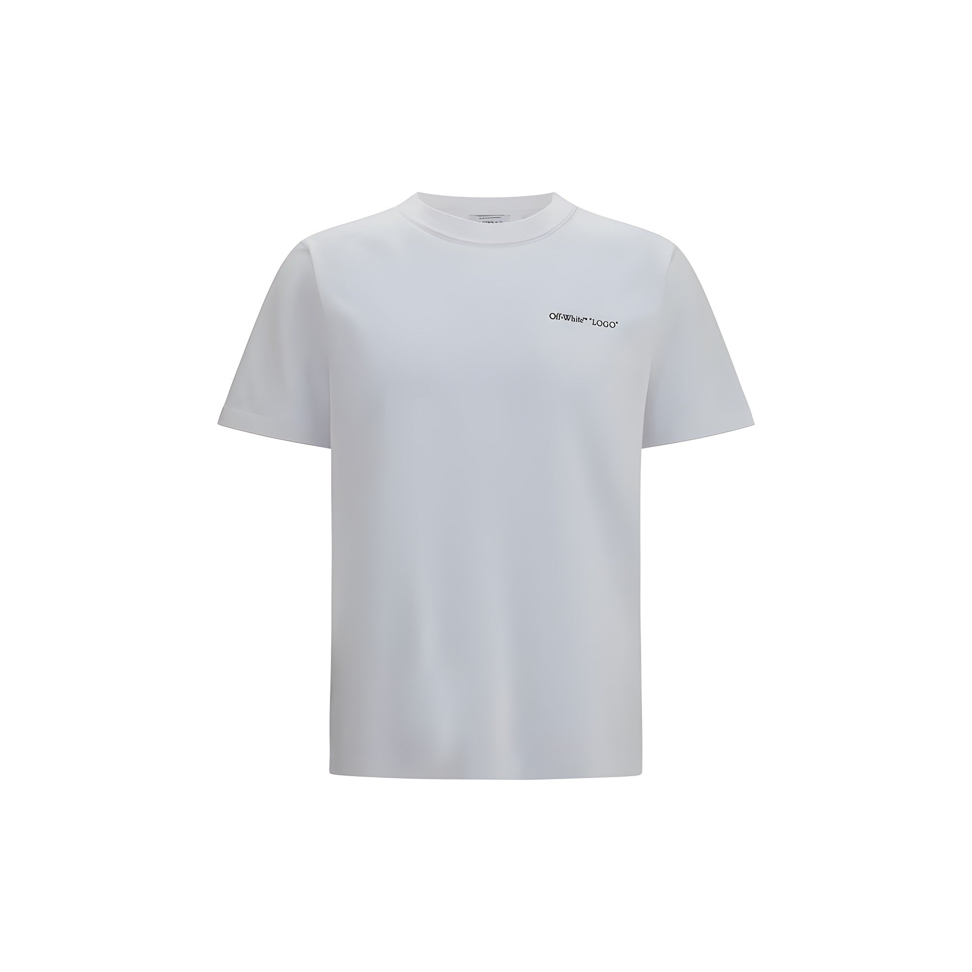 Tricou Off-White alb din bumbac Logo Quote