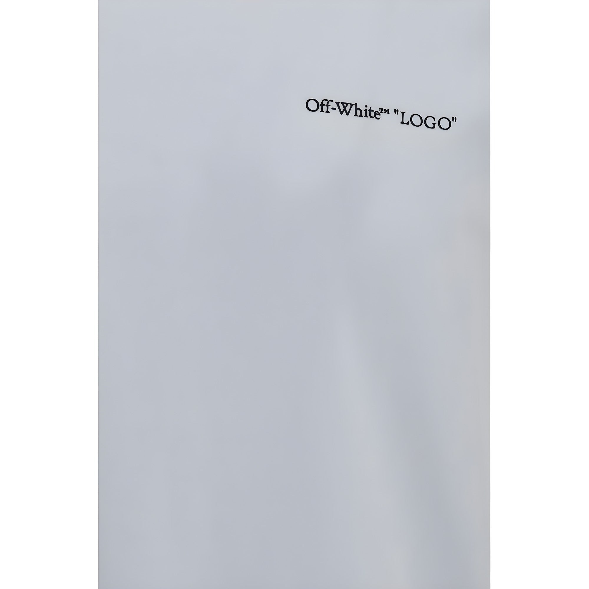 Tricou Off-White alb din bumbac Logo Quote