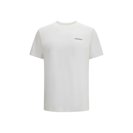 Off-White Tricou din bumbac alb