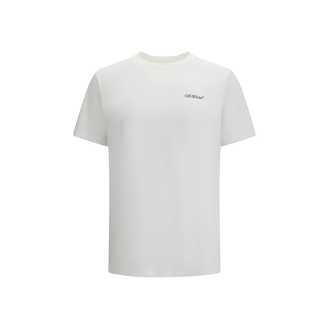 Off-White Tricou din bumbac alb