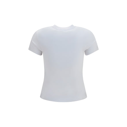 Tricou Off-White alb din bumbac cu logo imprimat
