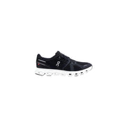 Sneakers atletici On Running alb-negru din poliester reciclat