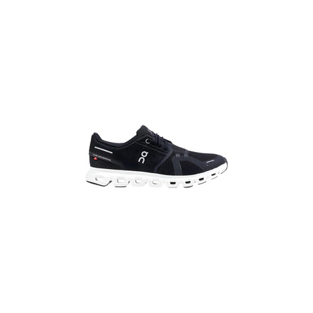 Sneakers atletici On Running alb-negru din poliester reciclat