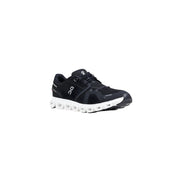 Sneakers atletici On Running alb-negru din poliester reciclat