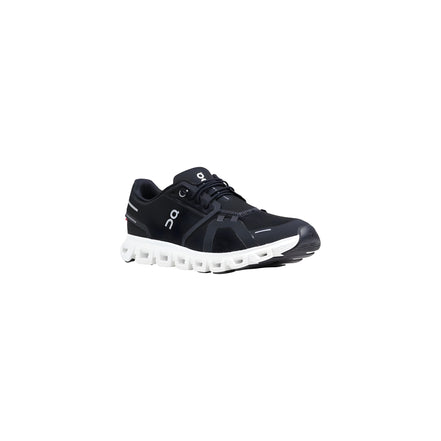 Sneakers atletici On Running alb-negru din poliester reciclat