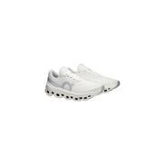Sneakers atletici On Running albi din poliester reciclat