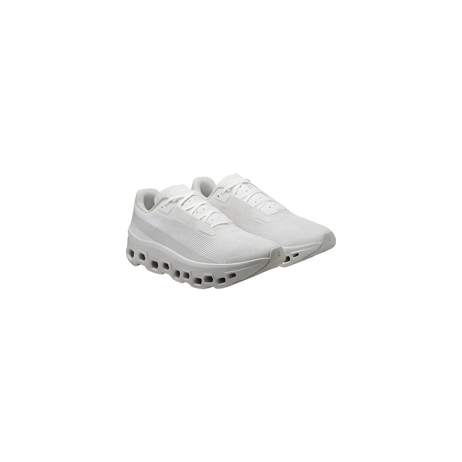 Sneakers atletici On Running albi din material sintetic