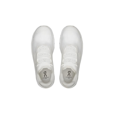 Sneakers atletici On Running albi din material sintetic