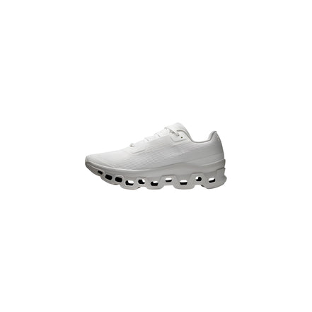 Sneakers atletici On Running albi din material sintetic