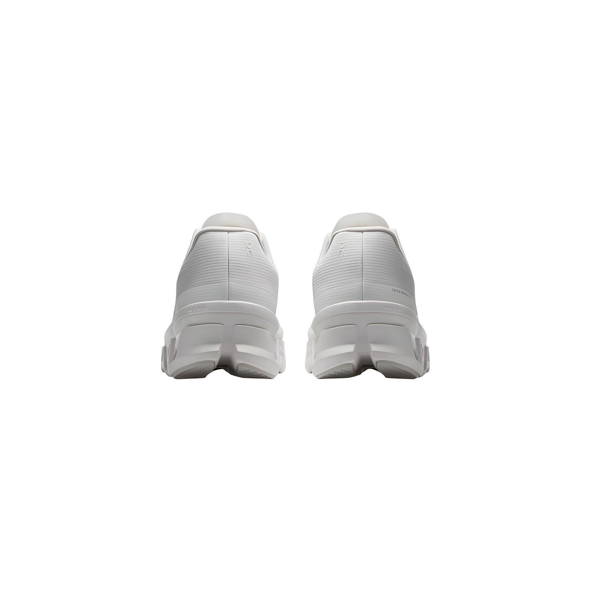 Sneakers atletici On Running albi din material sintetic