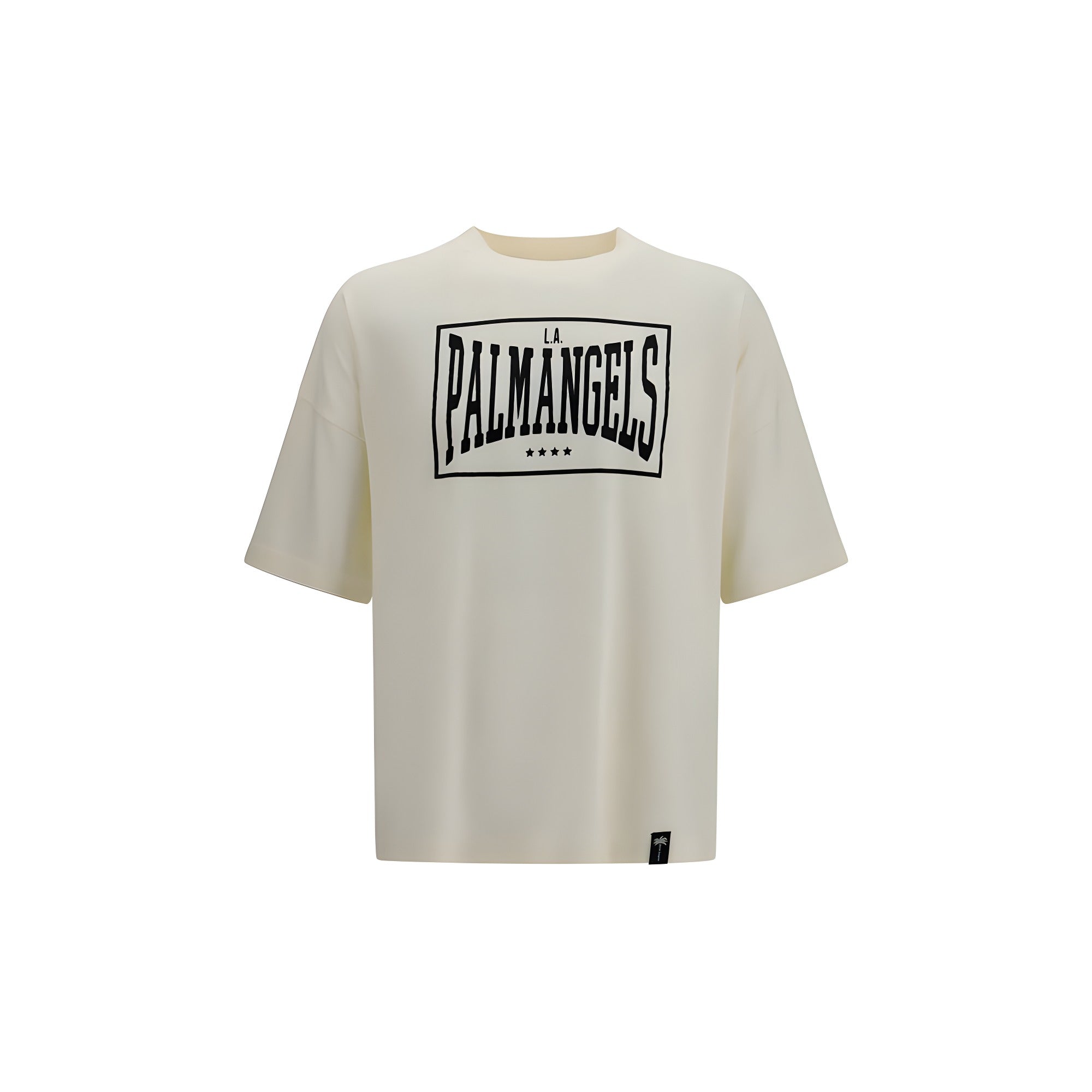Tricou Palm Angels bej din bumbac