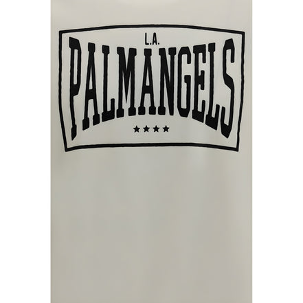 Tricou Palm Angels bej din bumbac