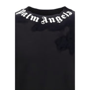 Palm Angels Black Cotton Sweatshirt