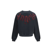 Palm Angels Black Cotton Sweatshirt