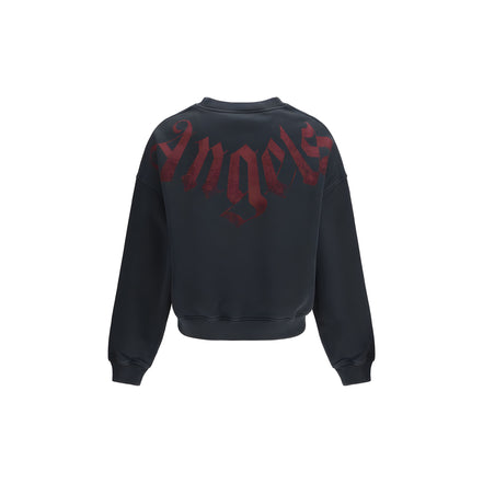 Palm Angels Black Cotton Sweatshirt