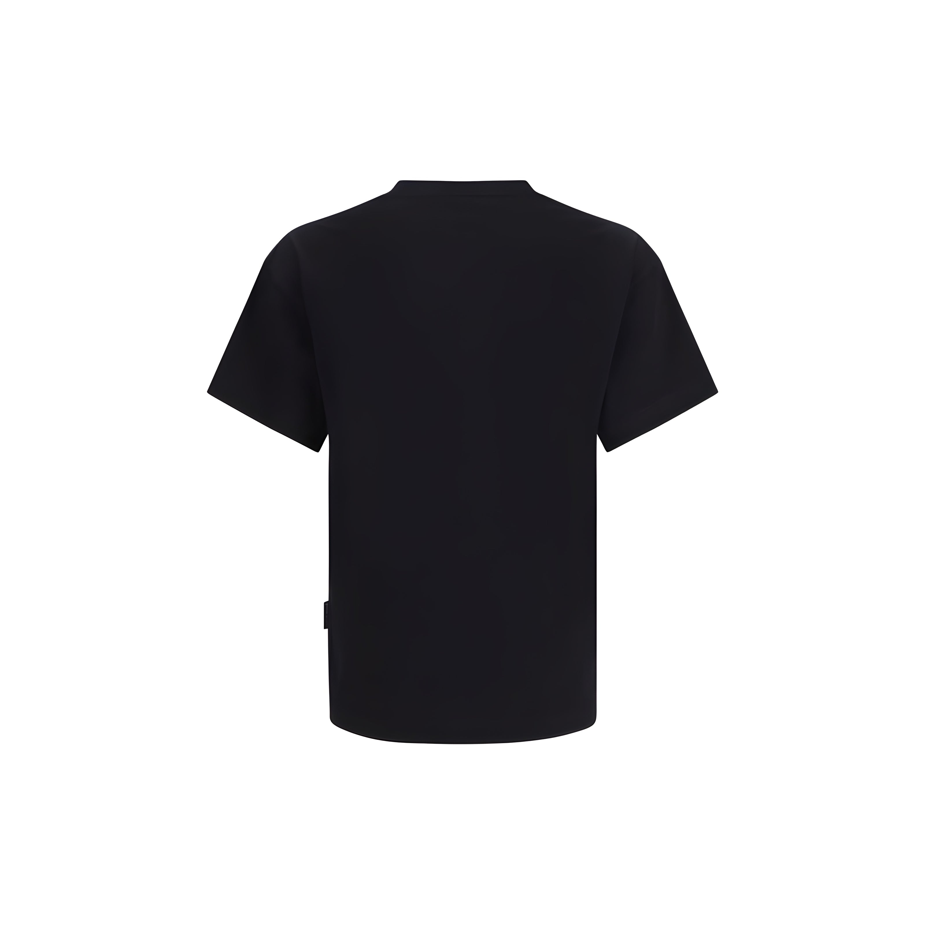 Tricou negru din bumbac Palm Angels