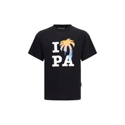 Tricou Palm Angels negru din bumbac