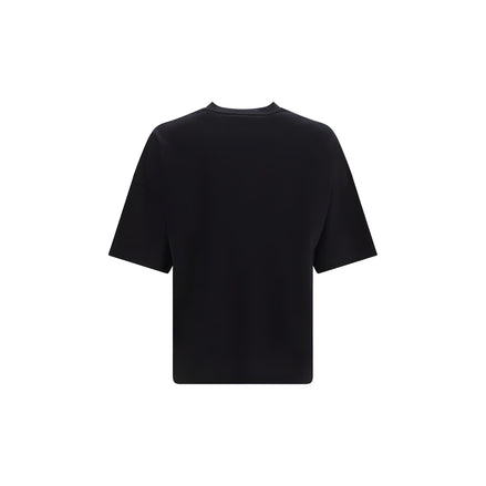 Tricou Palm Angels negru din bumbac cu logo box