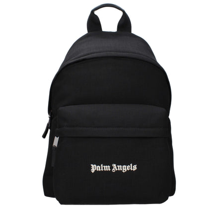 Rucsac din material textil Palm Angels negru