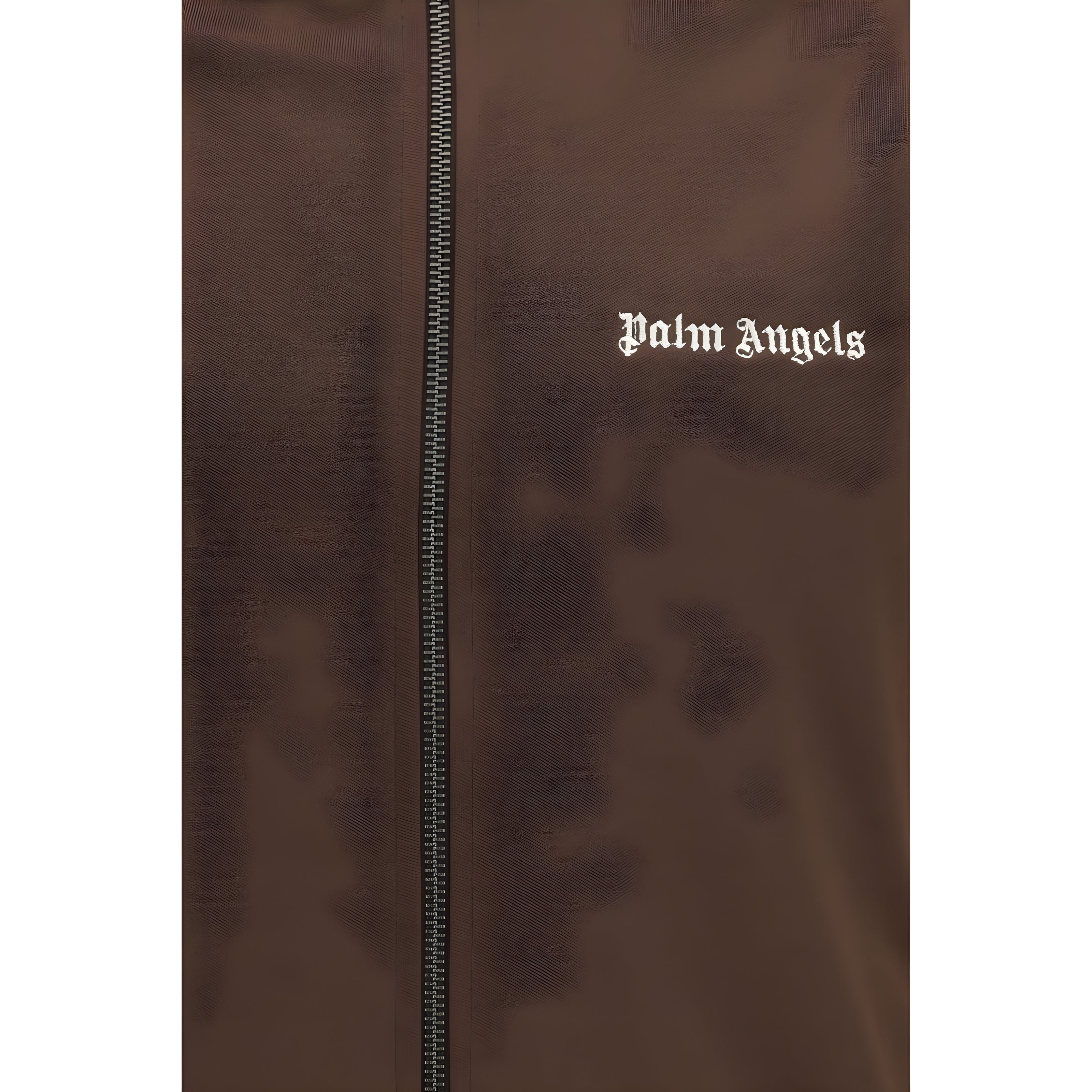 Palm Angels Brown Shell Jacket