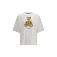 Palm Angels White Cotton T-Shirt