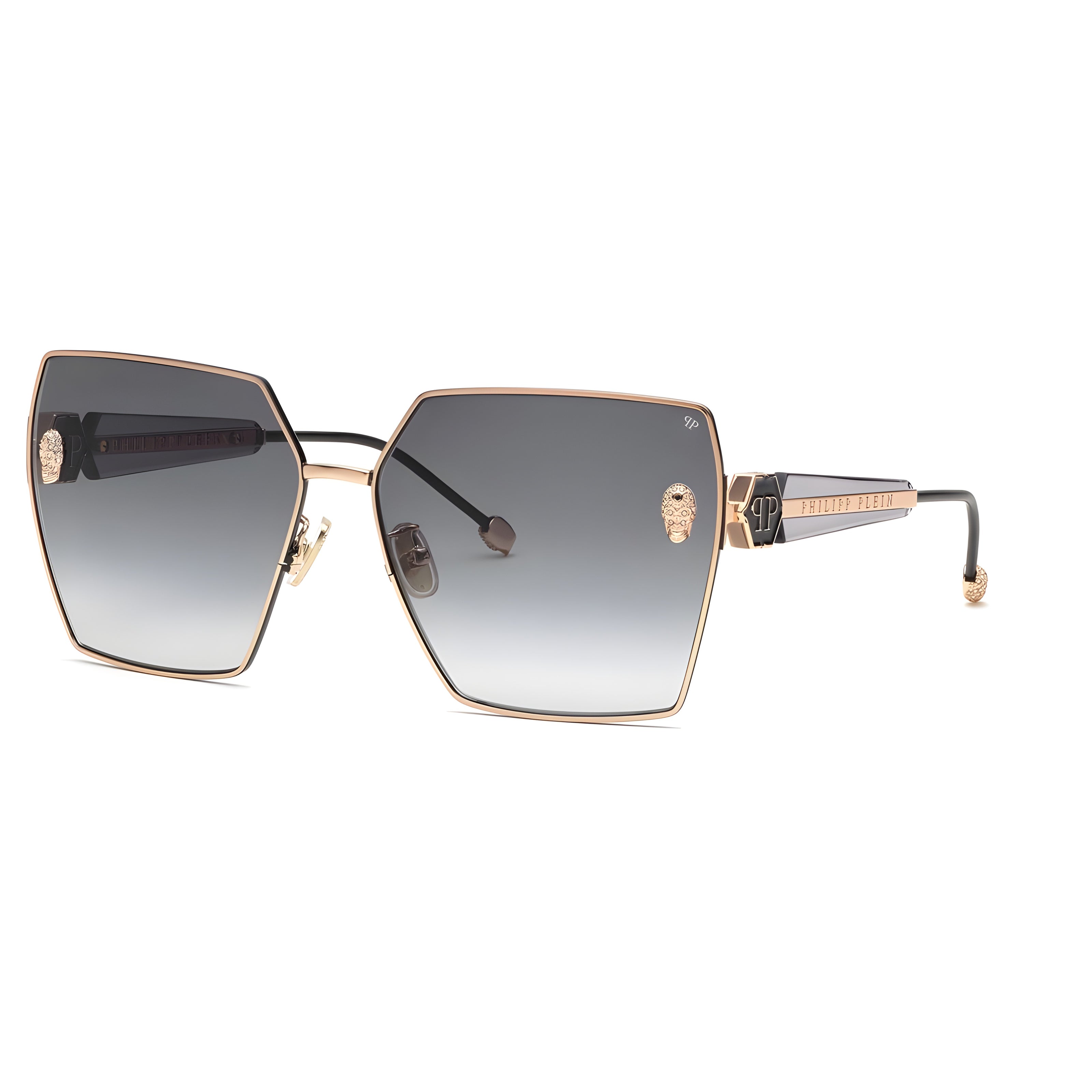 Ochelari de soare aurii Philipp Plein