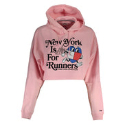 Pulover roz Tommy Hilfiger din bumbac