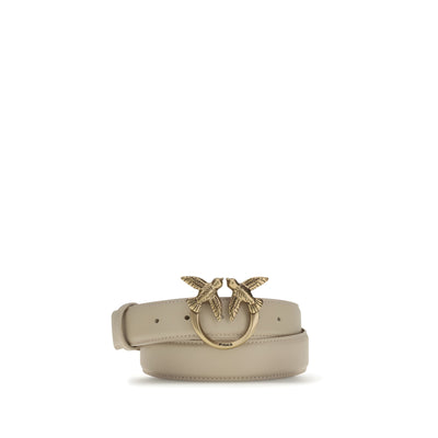PINKO Beige Love Berry Belt