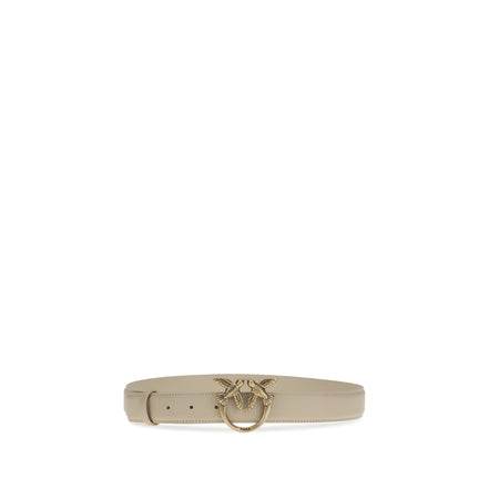 PINKO Beige Love Berry Belt
