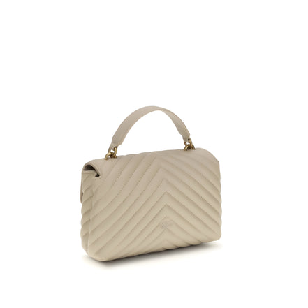 PINKO Beige Love Lady Mini Handbag