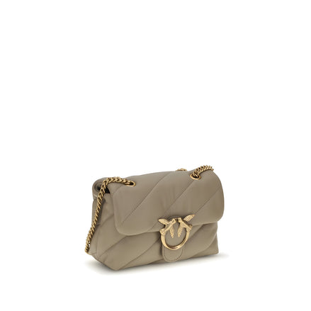 PINKO Beige Leather Shoulder Bag