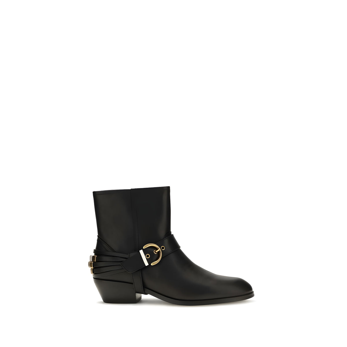 PINKO Ghete Negre din Piele