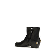PINKO Ghete Negre din Piele