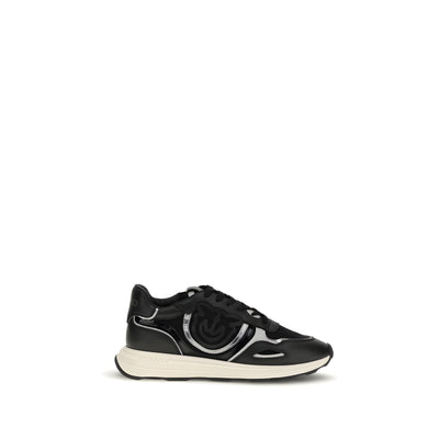 PINKO Black Zoe Athletic Sneakers