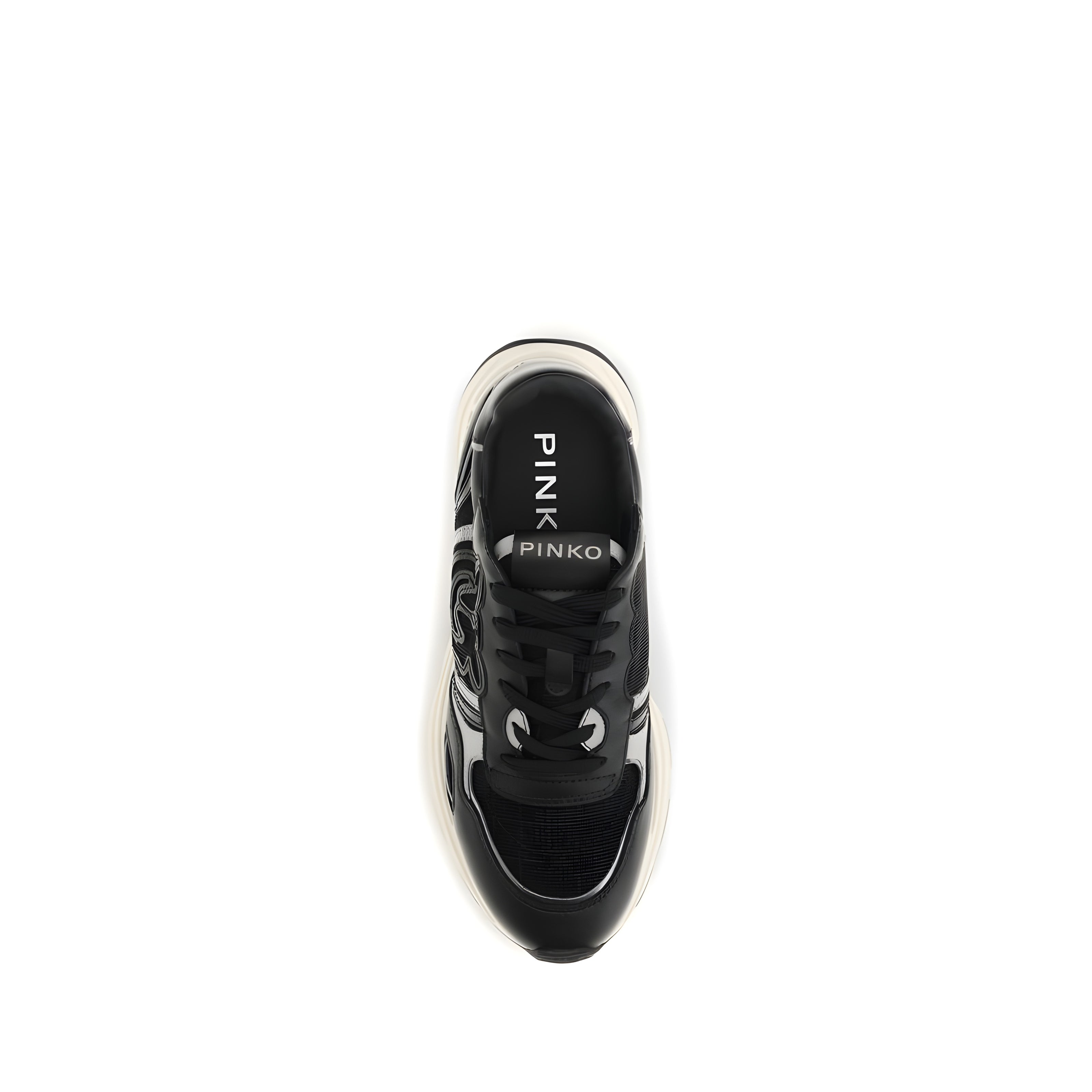 PINKO Black Zoe Athletic Sneakers