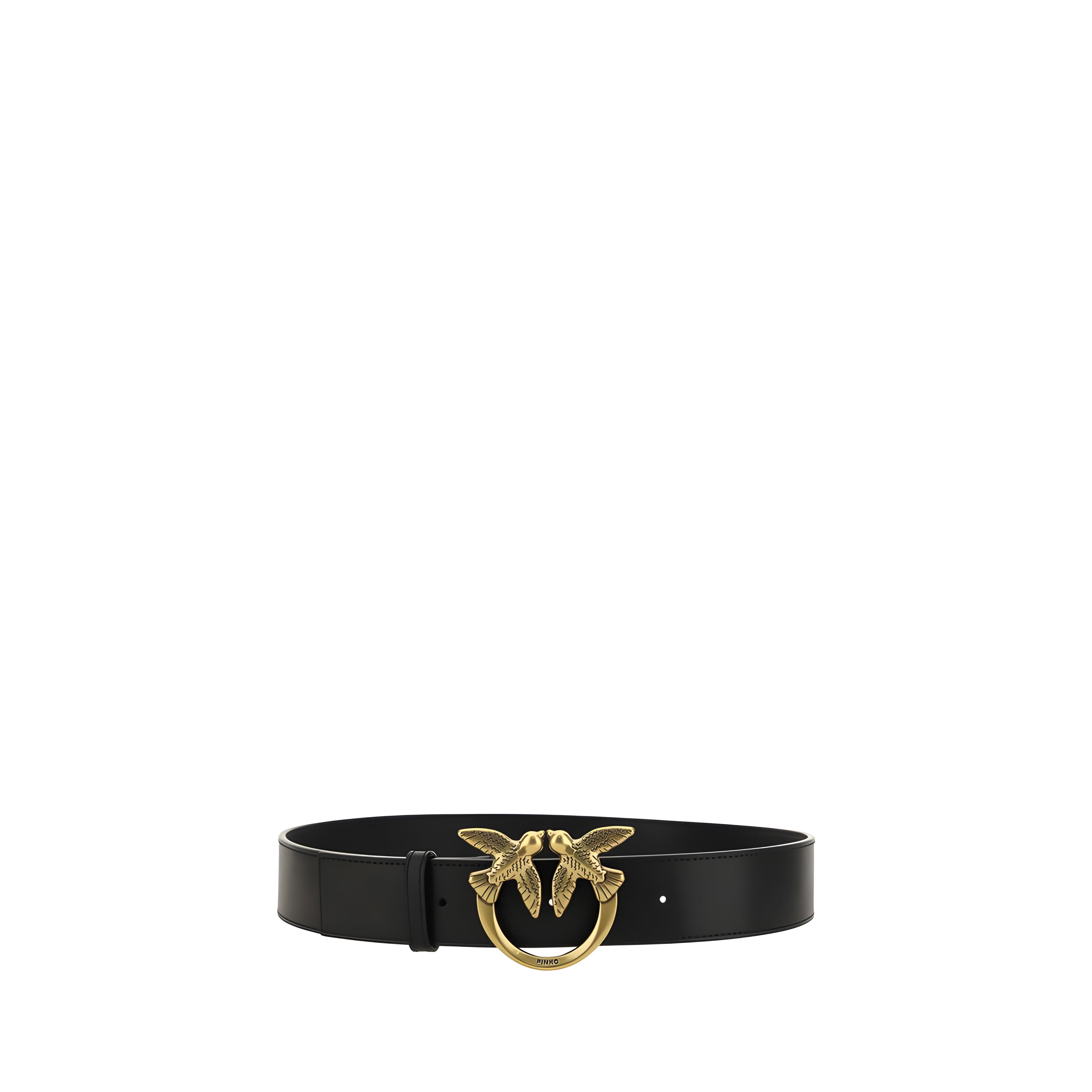 PINKO Black Love Berry Belt