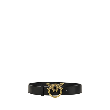 PINKO Black Love Berry Belt