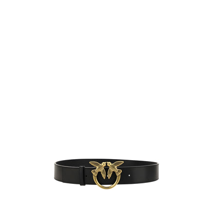 PINKO Black Love Berry Belt