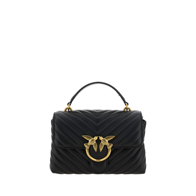 PINKO Black Love Lady Mini Handbag