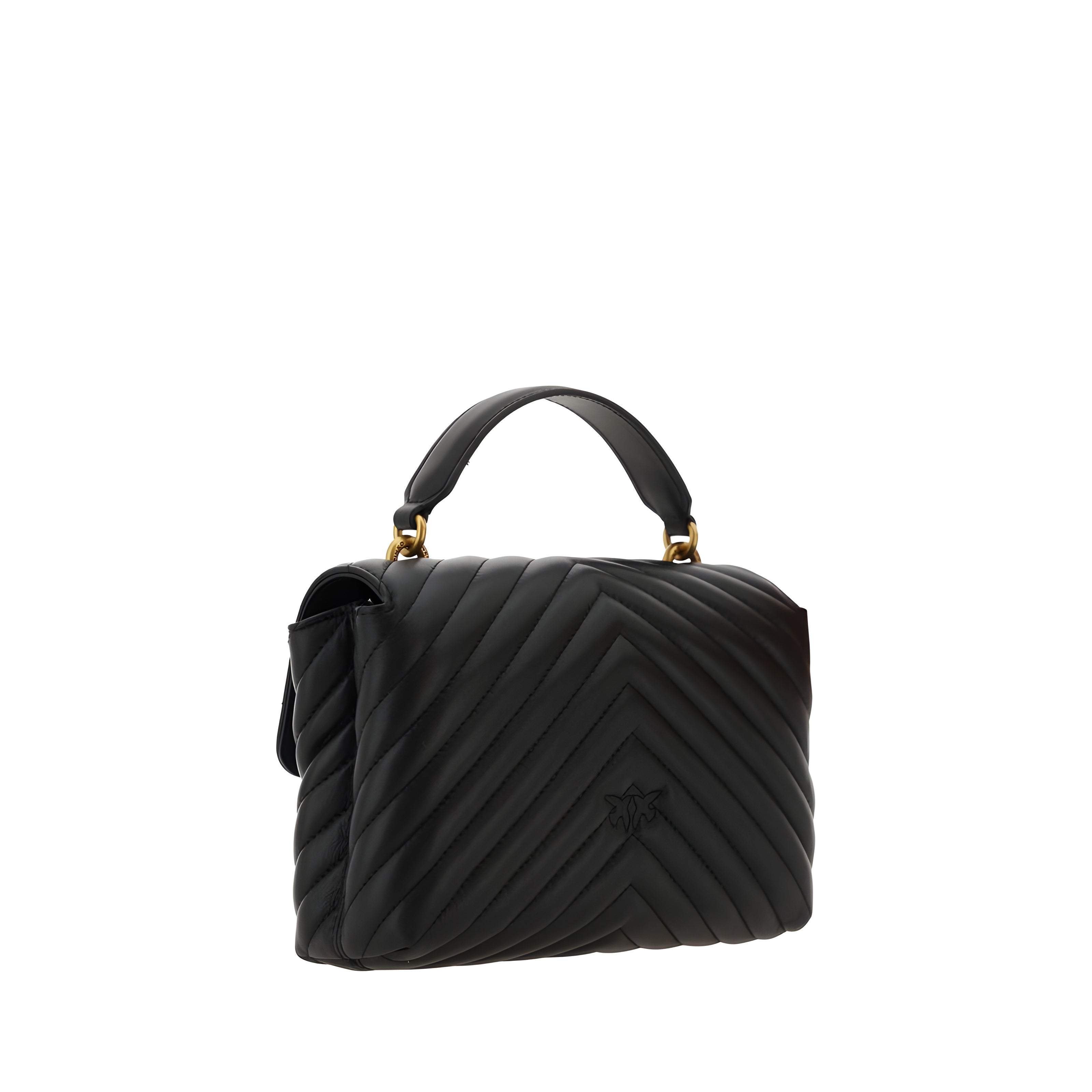 PINKO Black Love Lady Mini Handbag