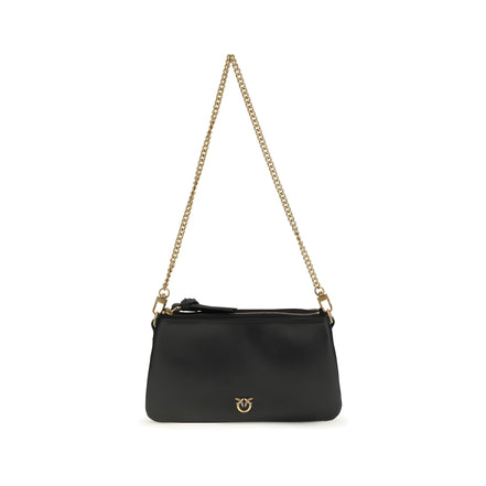 PINKO Black Double Mini Shoulder Bag