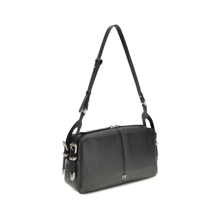 Geantă de umăr PINKO Black Keeper Medium
