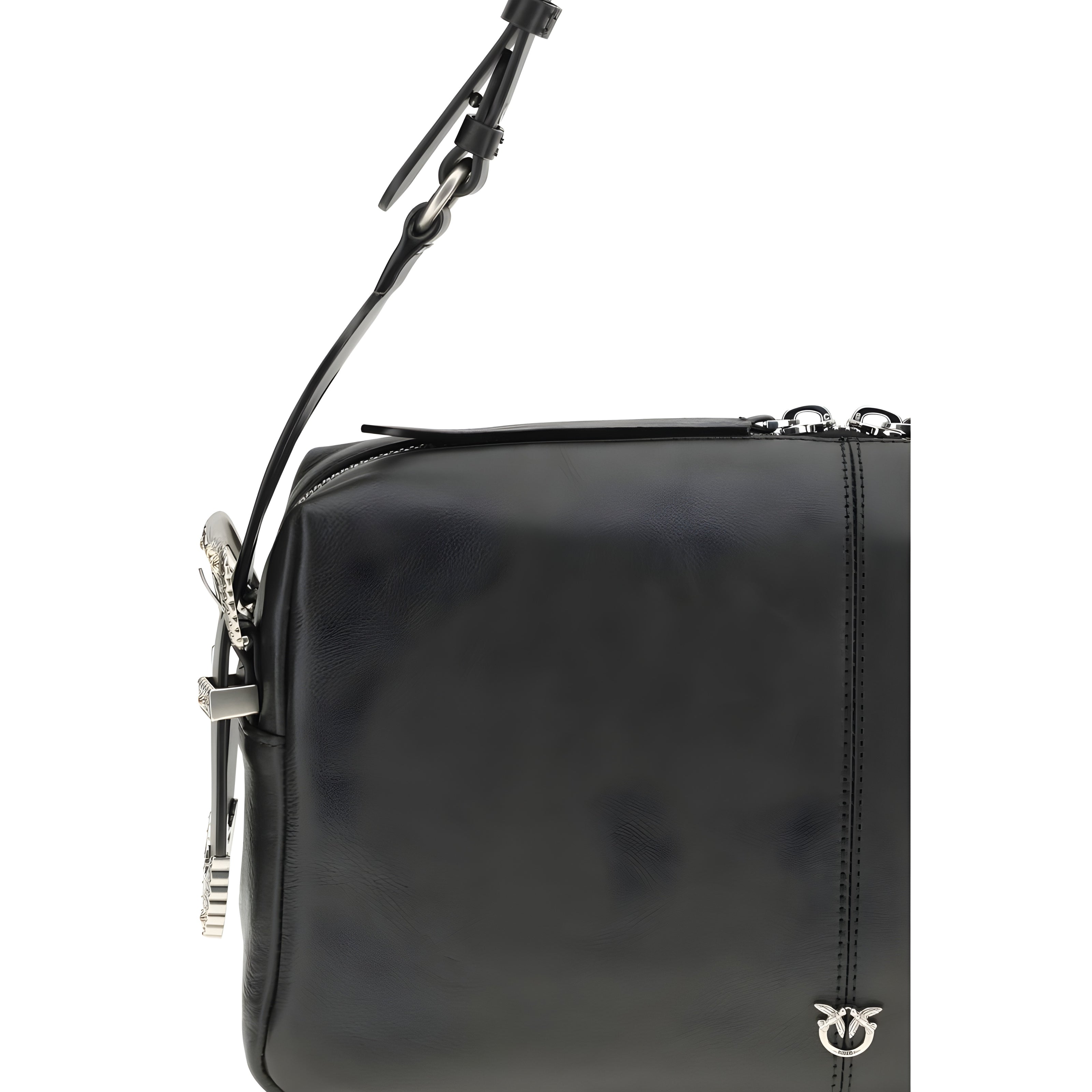 PINKO Black Keeper Medium Shoulder Bag